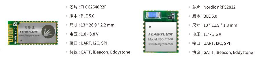 nRF52832蓝牙模组和CC2640模组之间有什么区别?