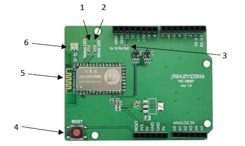 Arduino和FSC-DB007蓝牙模块配合使用教程